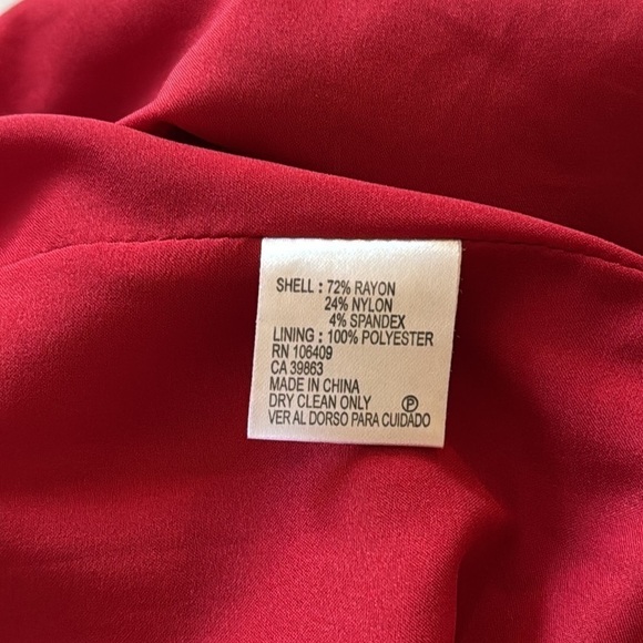 Size 4 Antonia Melani lined short sleeve cap sleeve zip up dress with pockets - Picture 11 of 16